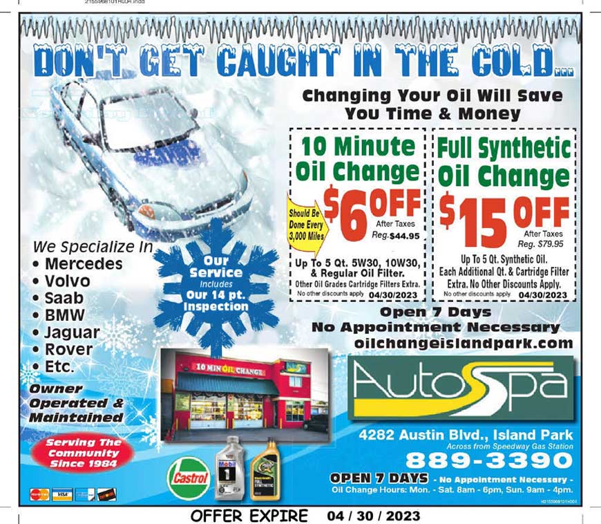 Oil Change Island Park Island Park Auto Spa Auto Services Specials