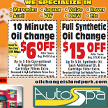 10 Minute Oil Change Auto Discount